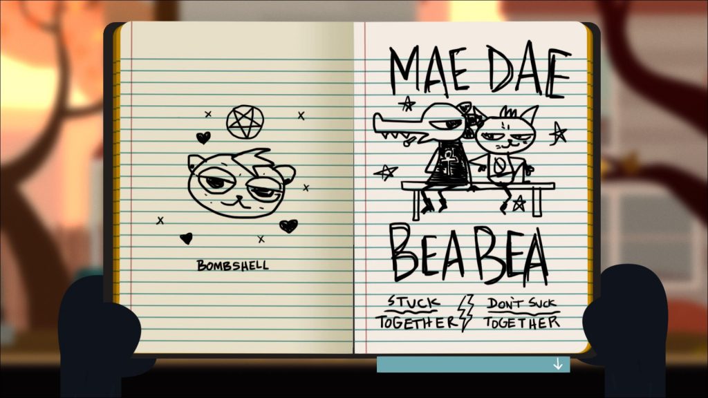 Mae's notebook