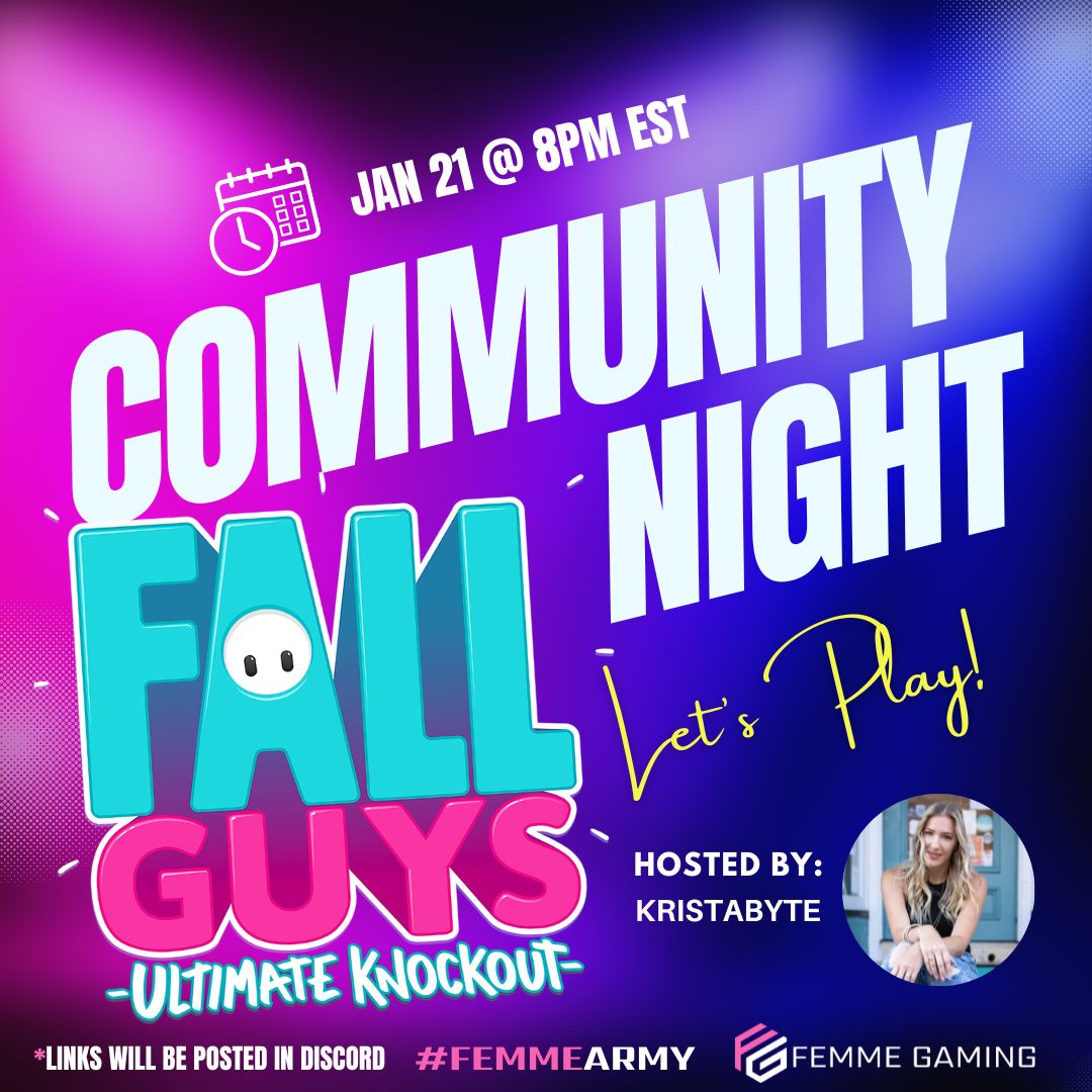 Community Night Fall Guys with kristabyte
