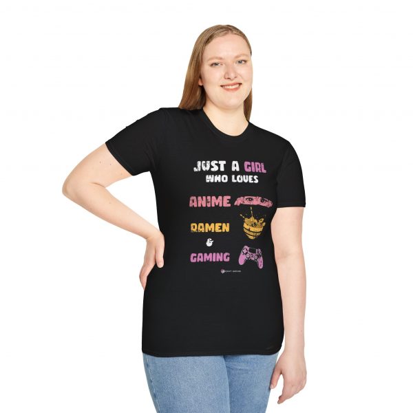 Anime, Ramen, Gaming Unisex T-Shirt - Image 5