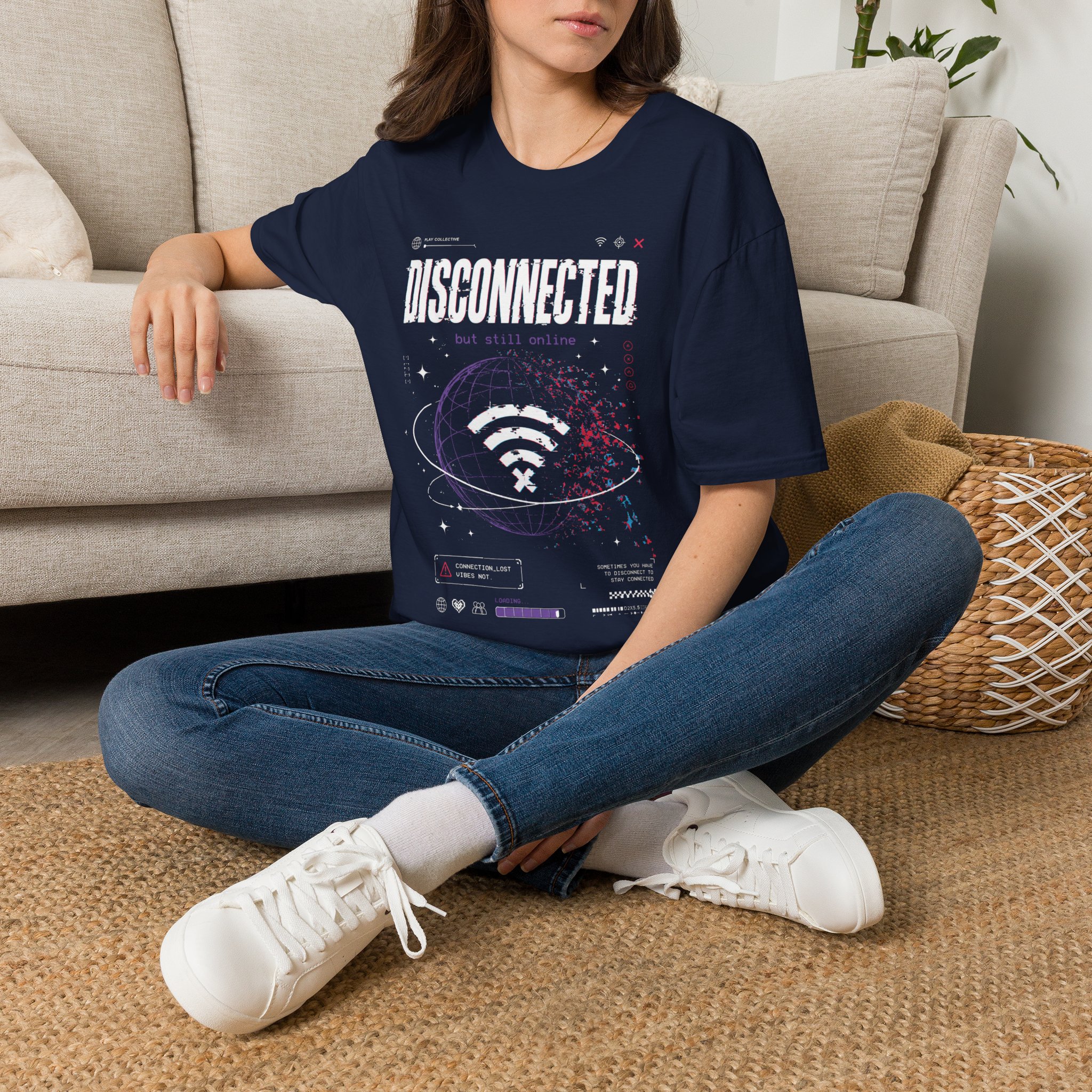 Disconnected But Still Online Unisex T-Shirt (2 Colors) - Image 8
