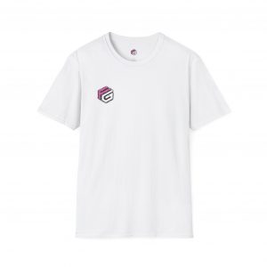 Gamer Cat White Unisex T-Shirt